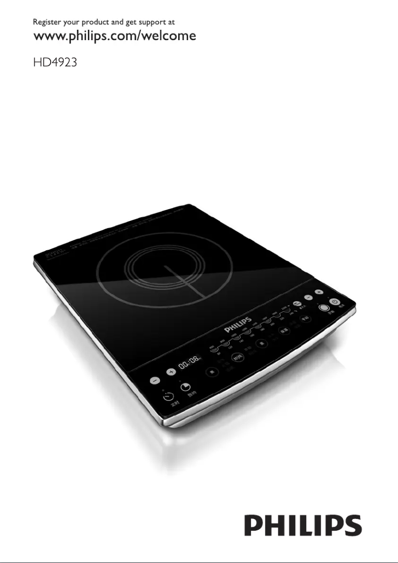 Page n°1 - Manuel utilisateur Philips HD4923