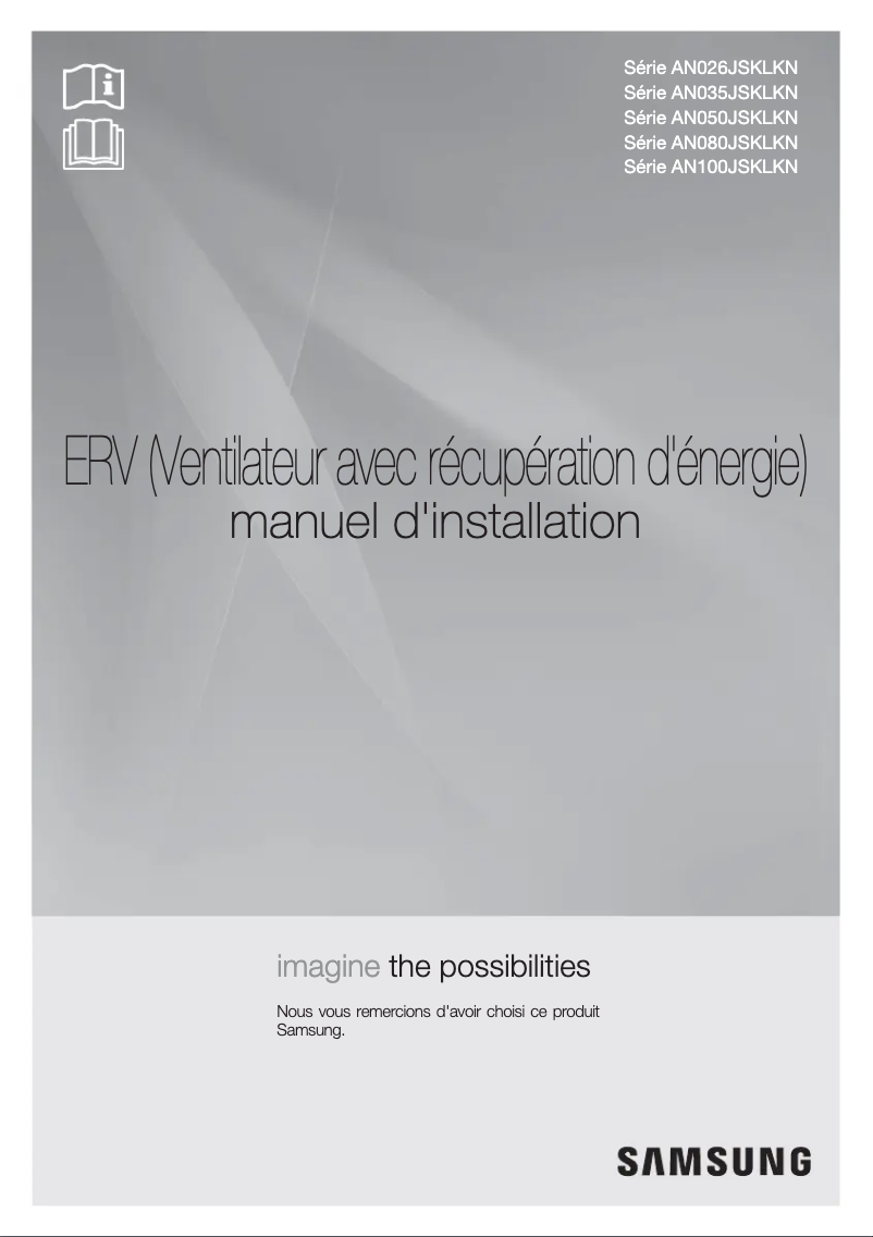 Image de la première page du manuel de l'appareil AN050JSKLKN