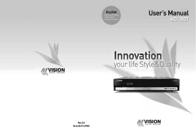 Page 1 de la notice Manuel utilisateur MVision HD-300T