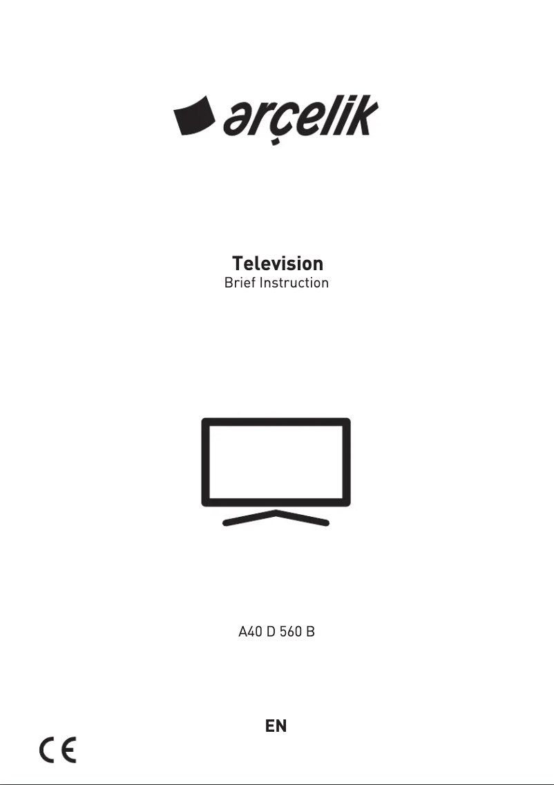 Page 1 de la notice Manuel utilisateur Arçelik A40 D 560 B