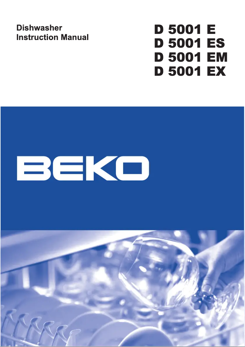 Page 1 de la notice Manuel utilisateur Beko D 5001 EX