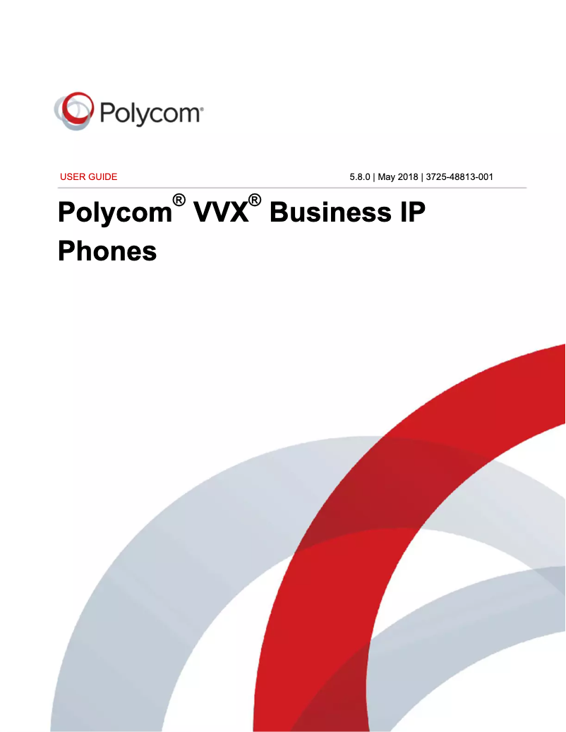 Page n°1 - Manuel utilisateur Polycom VVX 150