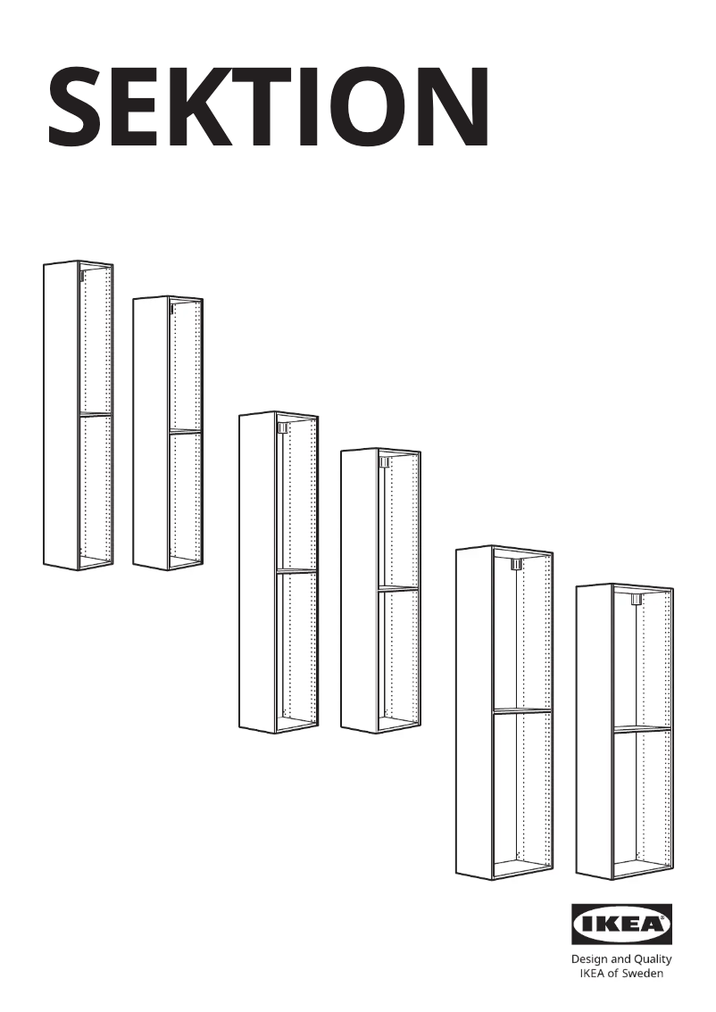 Image de la première page du manuel de l'appareil SEKTION 402.654.42