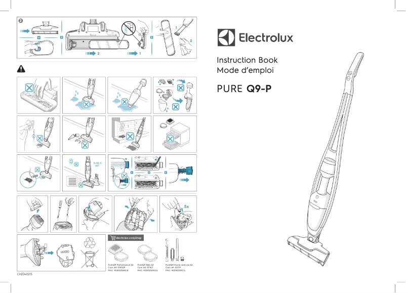 Page n°1 - Manuel utilisateur Electrolux Pure Q9 PQ91-P50MB
