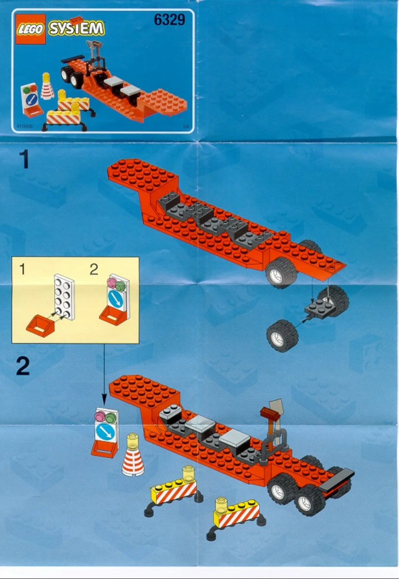 Page 1 de la notice Manuel utilisateur Lego Truck Stop