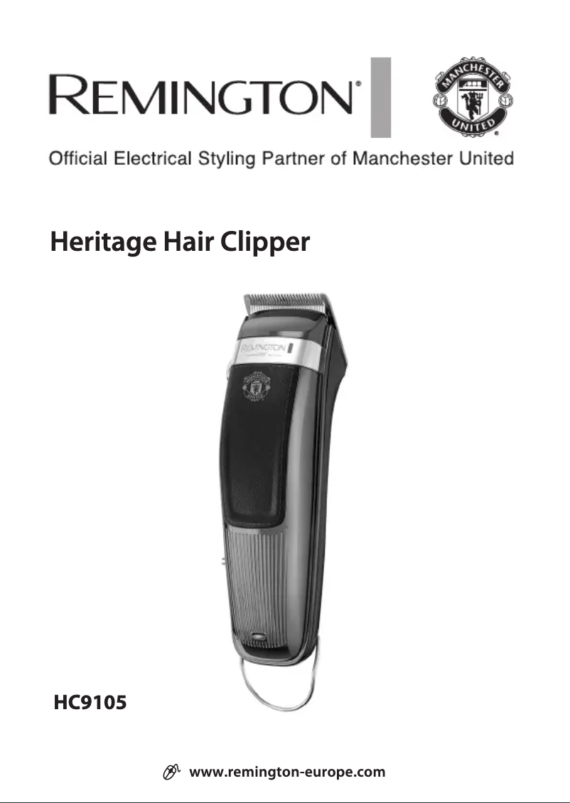 Page 1 de la notice Manuel utilisateur Remington Heritage HC9105