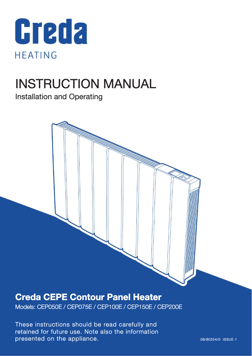 Image de la première page du manuel de l'appareil CEP200E