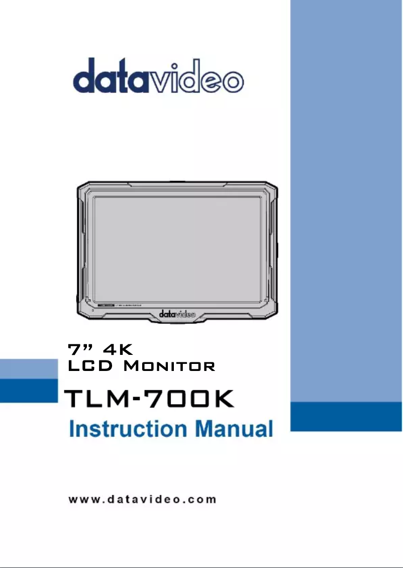 Image de la première page du manuel de l'appareil TLM-700