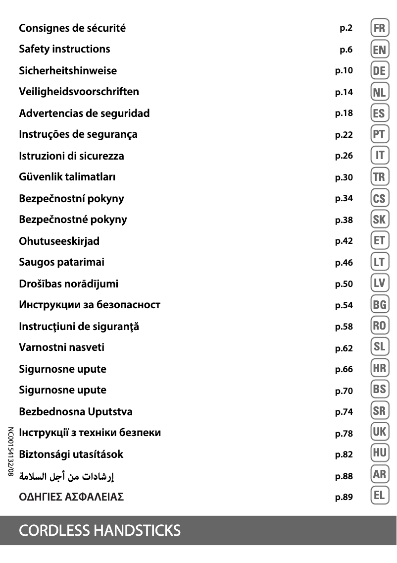 Página 1 del manual Manual de usuario Rowenta X-Pert 3.60 RH6921