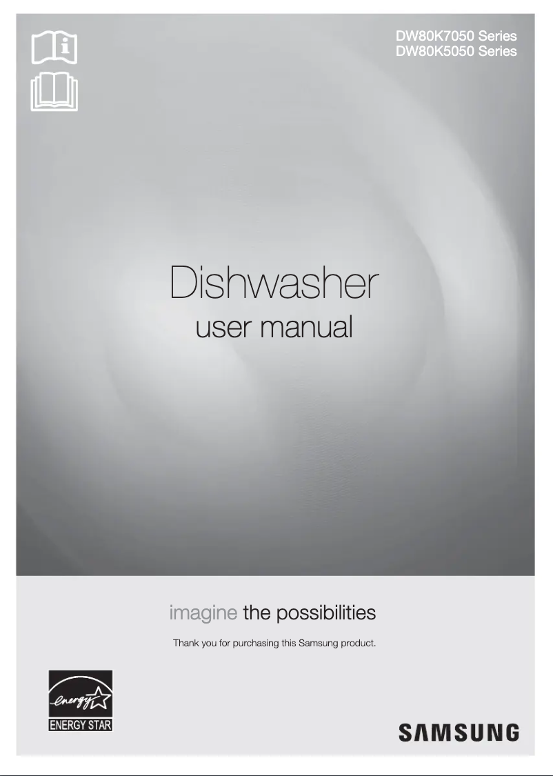 Page 1 de la notice Manuel utilisateur Samsung DW80K5050U