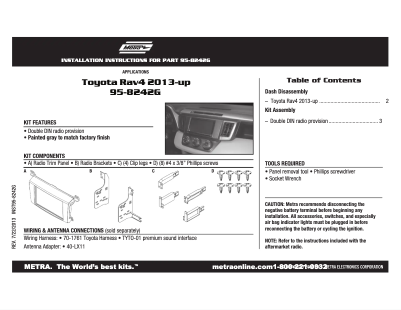 Image de la première page du manuel de l'appareil 95-8242G