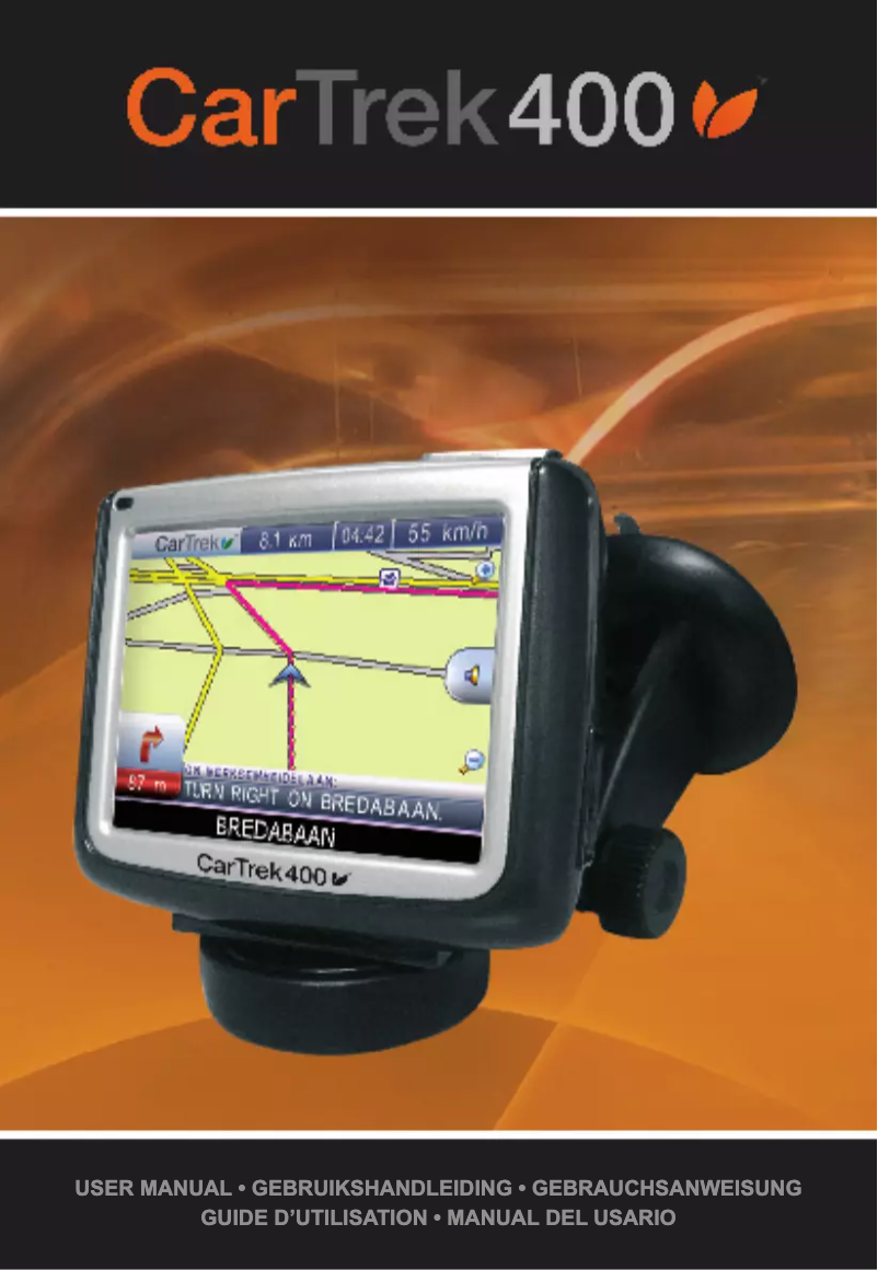 Page n°1 - Manuel utilisateur CarTrek 400