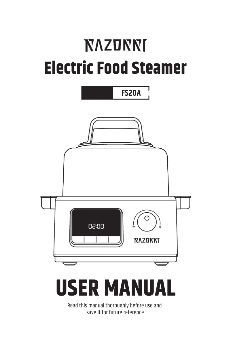 Image de la première page du manuel de l'appareil FS20A