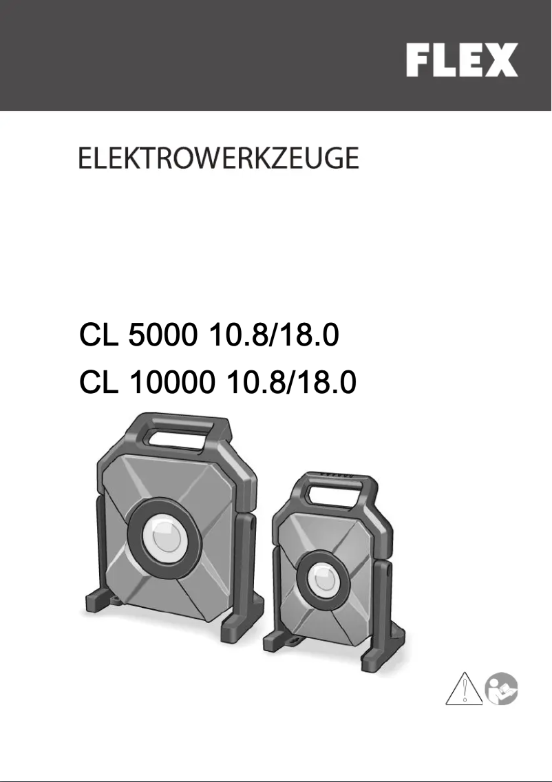 Image de la première page du manuel de l'appareil CL 5000 10.8/18.0