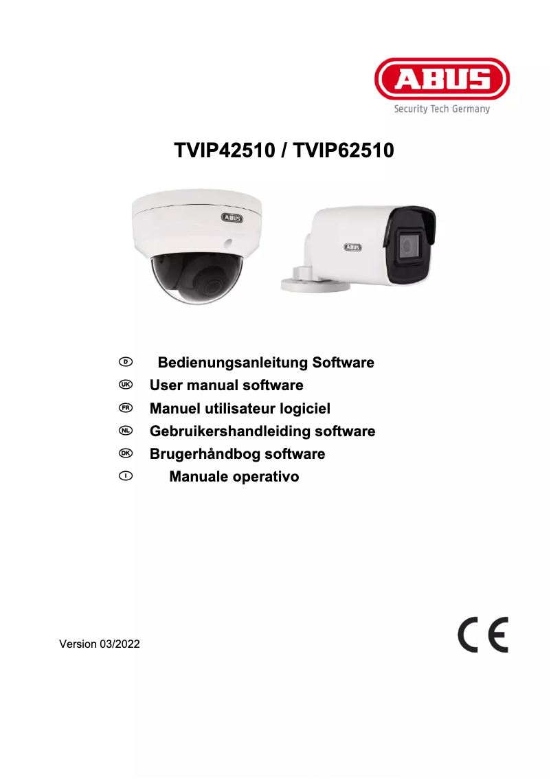 Image de la première page du manuel de l'appareil TVIP42510