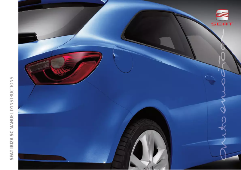 Page 1 de la notice Manuel utilisateur Seat Ibiza SC (2009)
