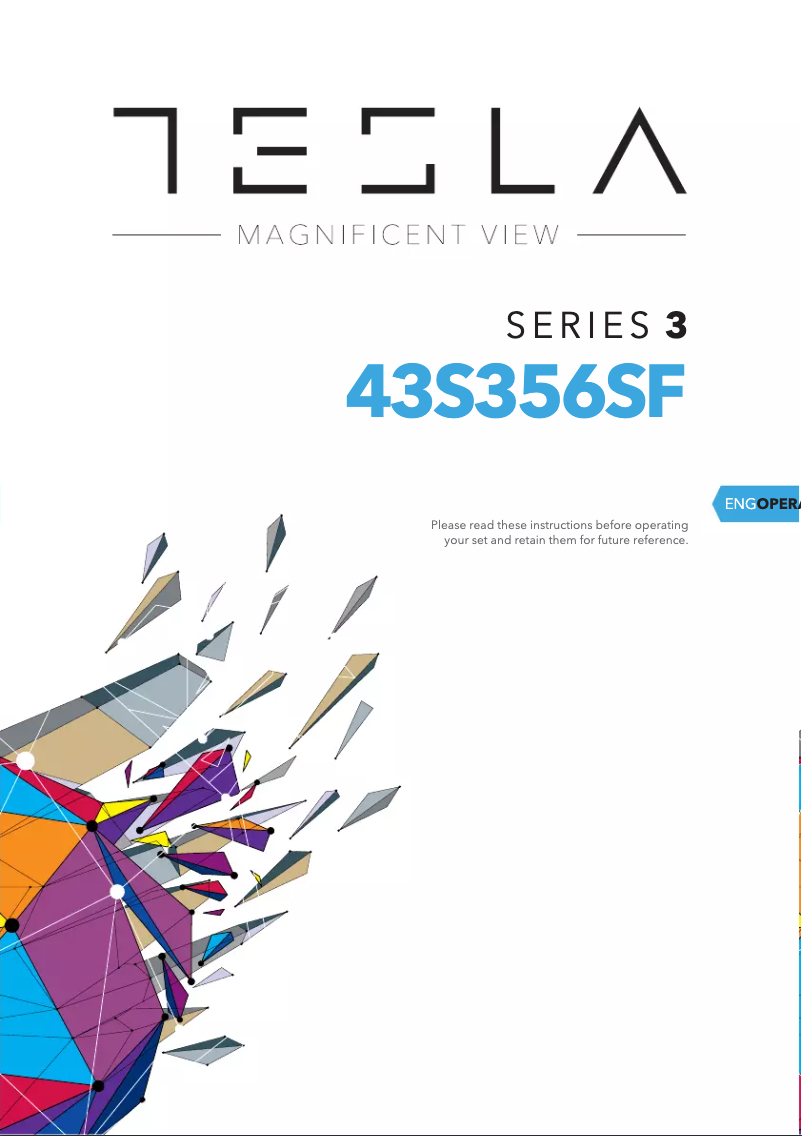 Image de la première page du manuel de l'appareil 43S356SF