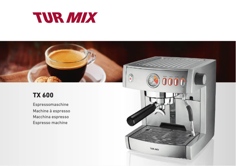 Page n°1 - Manuel utilisateur Turmix TX 600