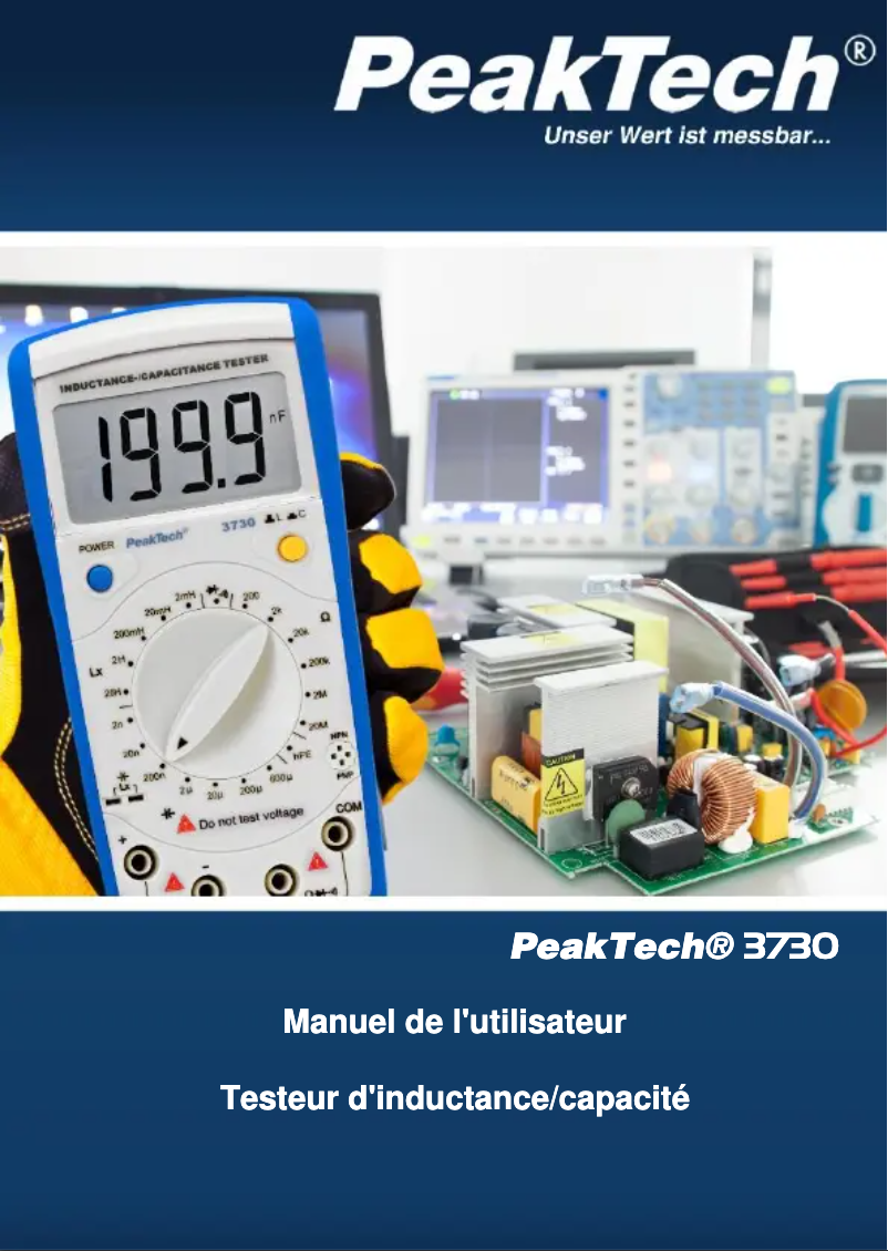 Image de la première page du manuel de l'appareil 3730
