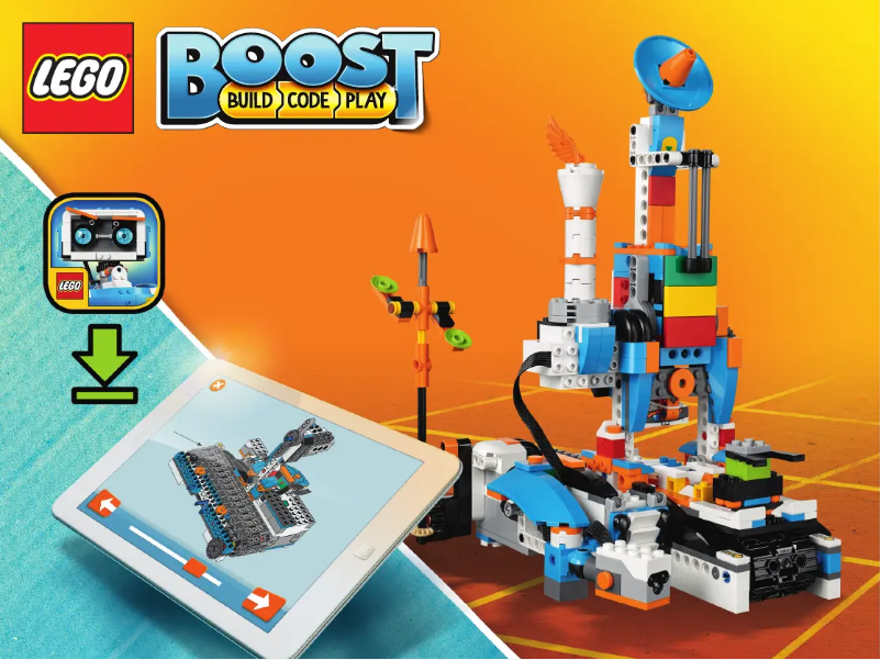 Page 1 de la notice Consignes visuelles Lego Boost 17101