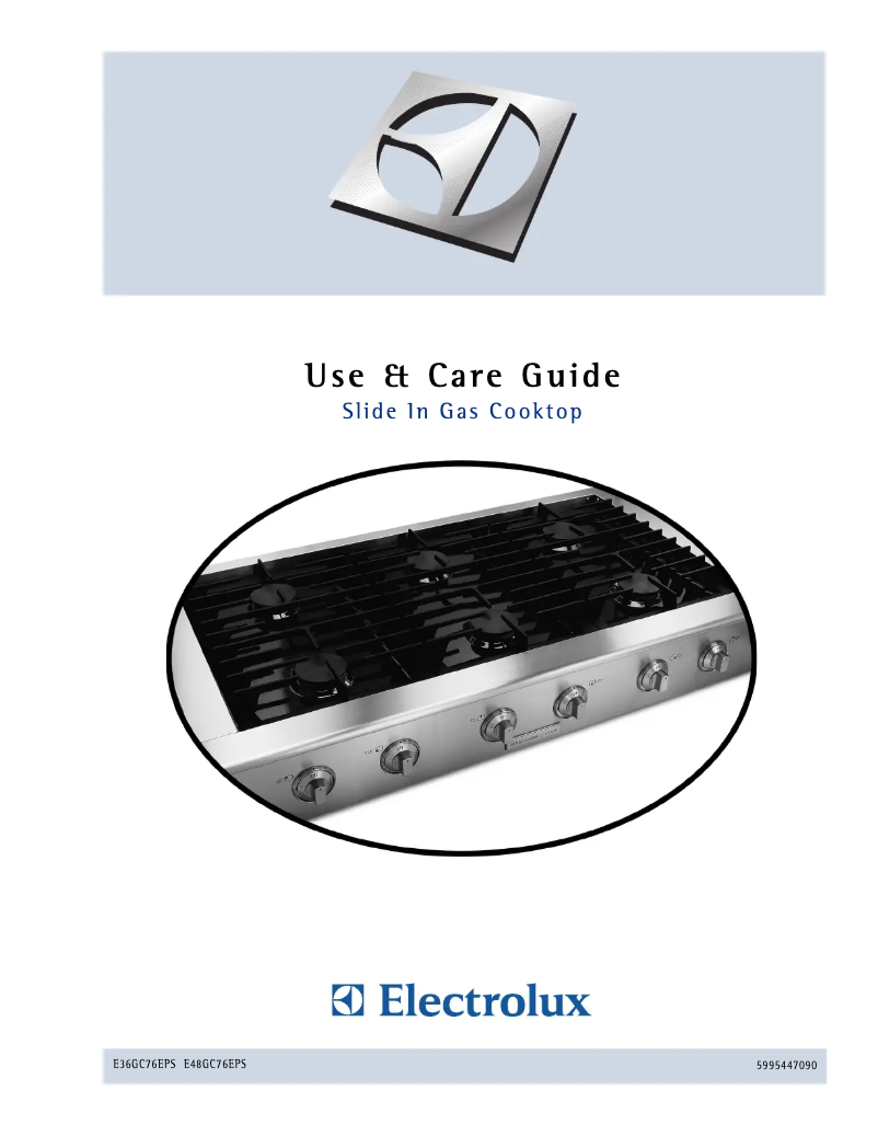 Page n°1 - Manuel utilisateur Electrolux E48GC76EPS