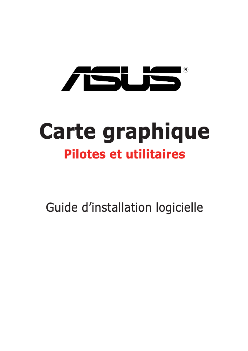 Page 1 de la notice Manuel utilisateur Asus A9200SE/T/64M