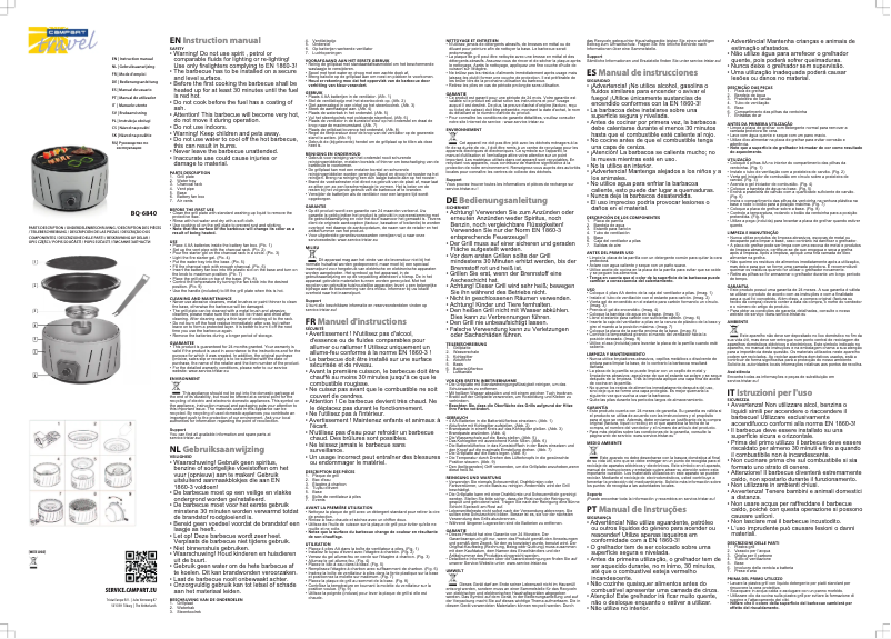 Page n°1 - Manuel utilisateur Campart BQ-6840