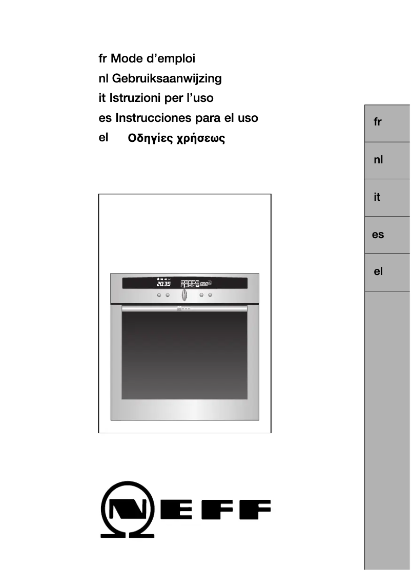 Image de la première page du manuel de l'appareil B1861N2