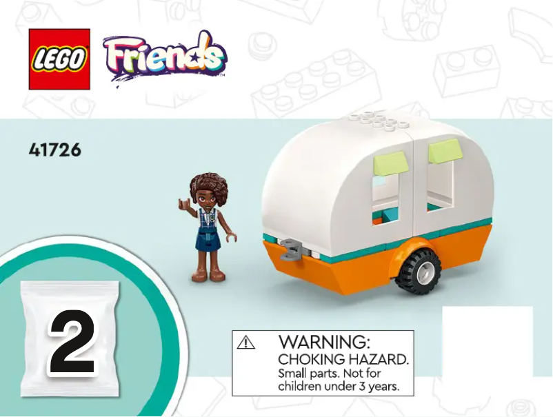 Page 1 de la notice Manuel utilisateur Lego Friends 41726