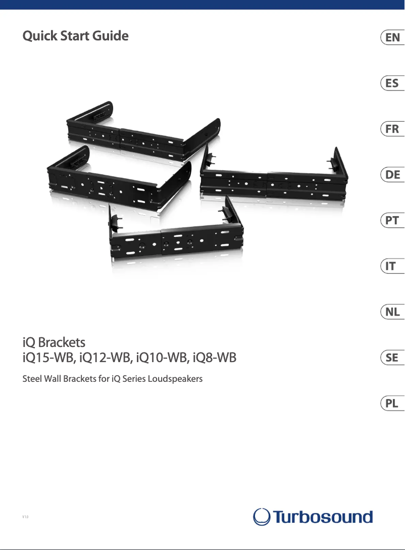 Page n°1 - Guide de démarrage rapide Turbosound iQ12-WB