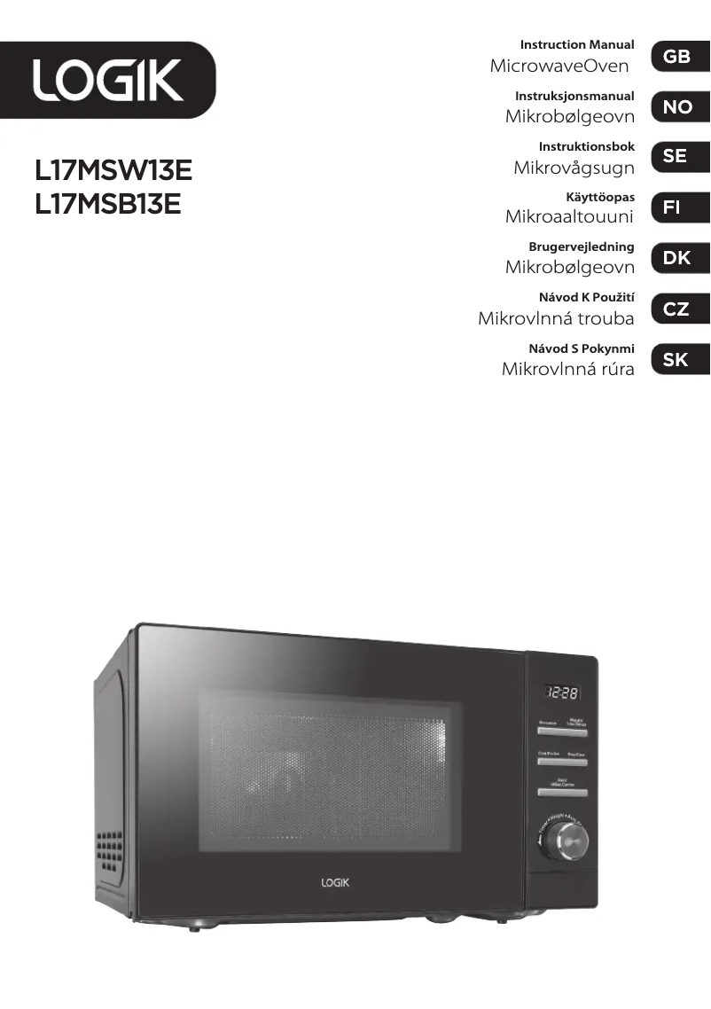 Imagen de la primera página del manual del dispositivo L17MSW13E