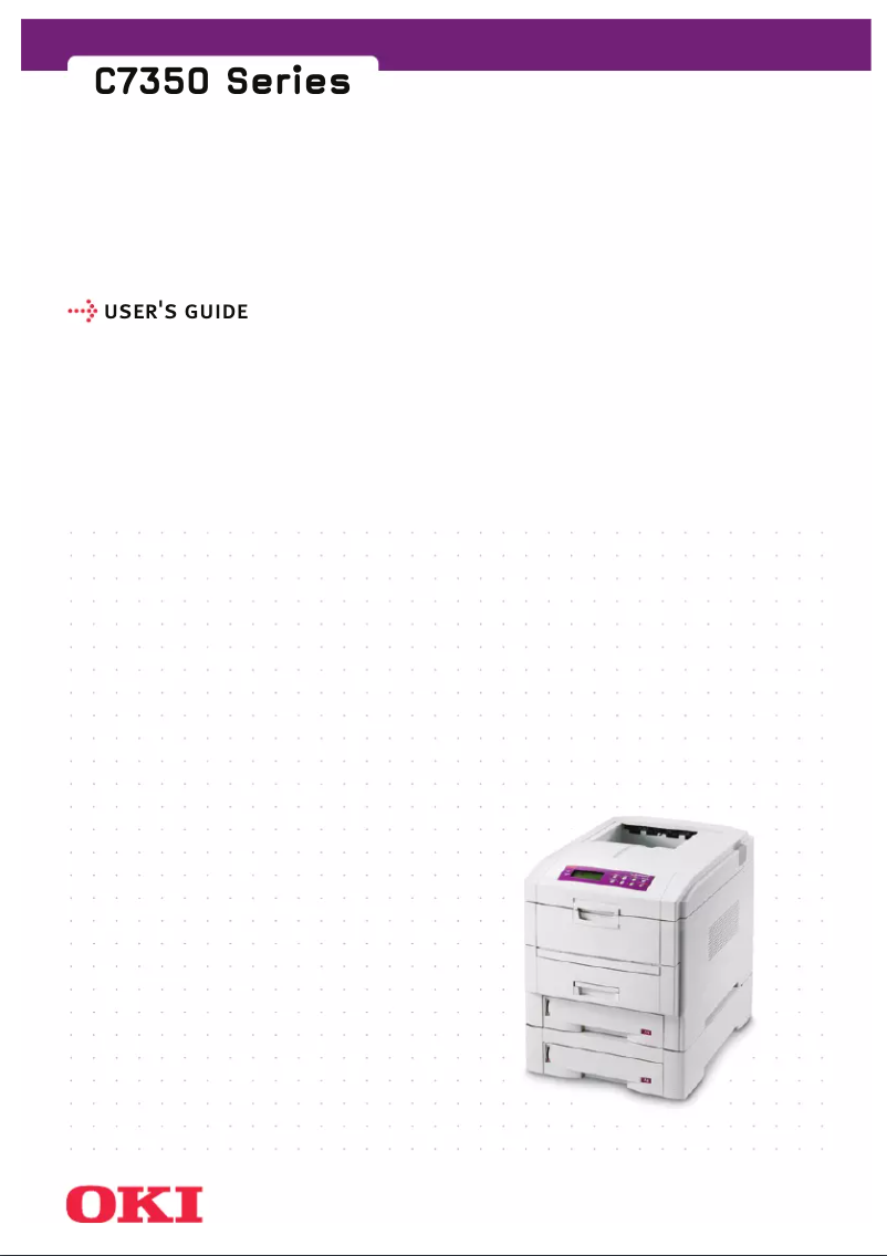 Page 1 de la notice Manuel utilisateur OKI C7000