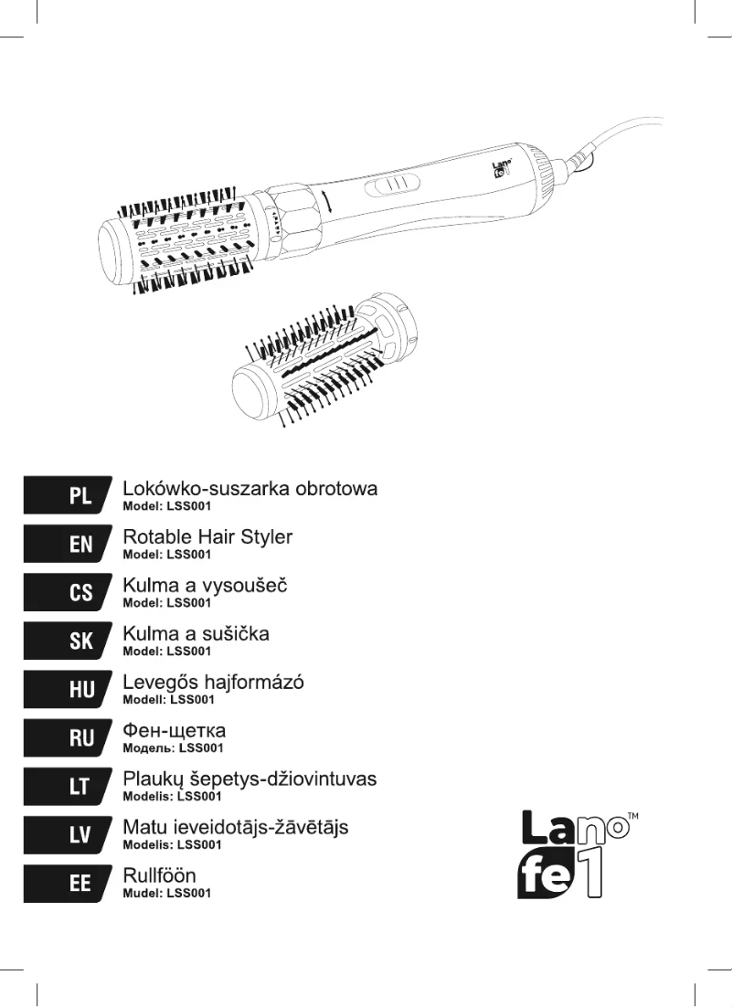 Page 1 de la notice Manuel utilisateur Lafe LSS001