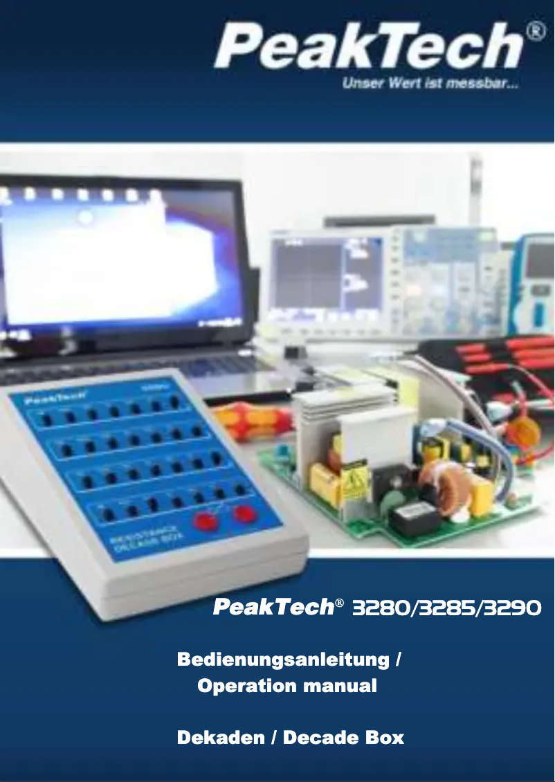 Imagen de la primera página del manual del dispositivo P3280