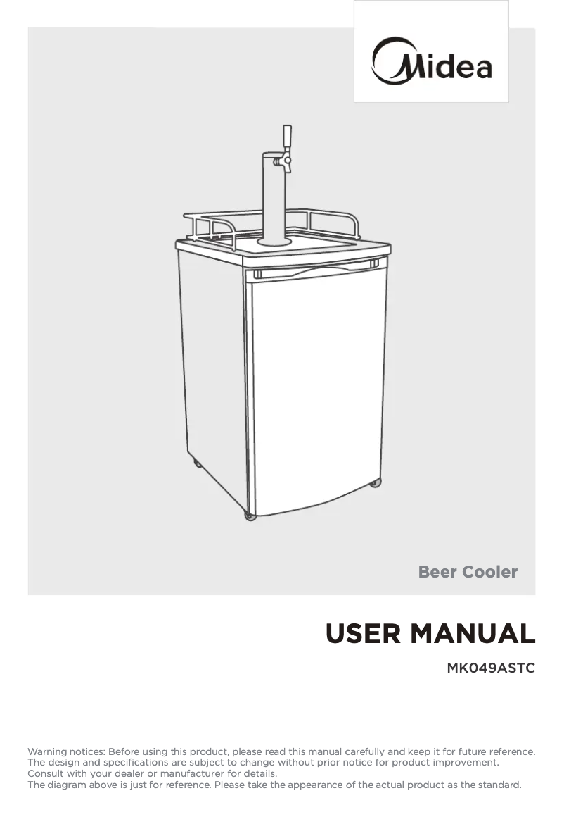 Page n°1 - Manuel utilisateur Midea MK049ASTC