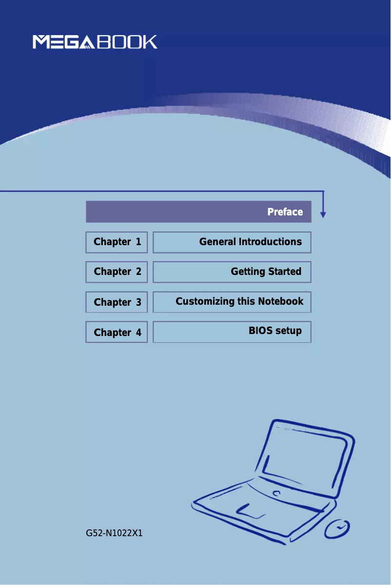 Page n°1 - Manuel utilisateur MSI Megabook S425