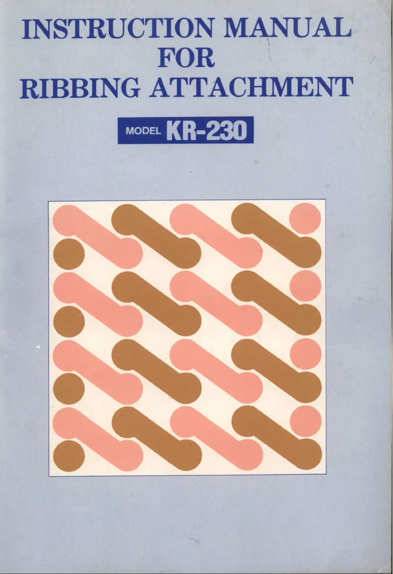 Page 1 de la notice Manuel utilisateur Brother KR-230