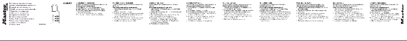 Page 1 de la notice Manuel utilisateur Master Lock 630EURDBLU