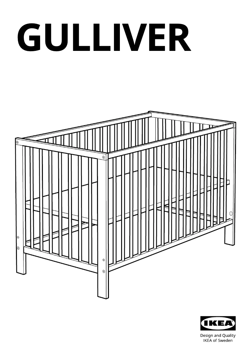 Page 1 de la notice Manuel utilisateur Ikea GULLIVER 605.895.01