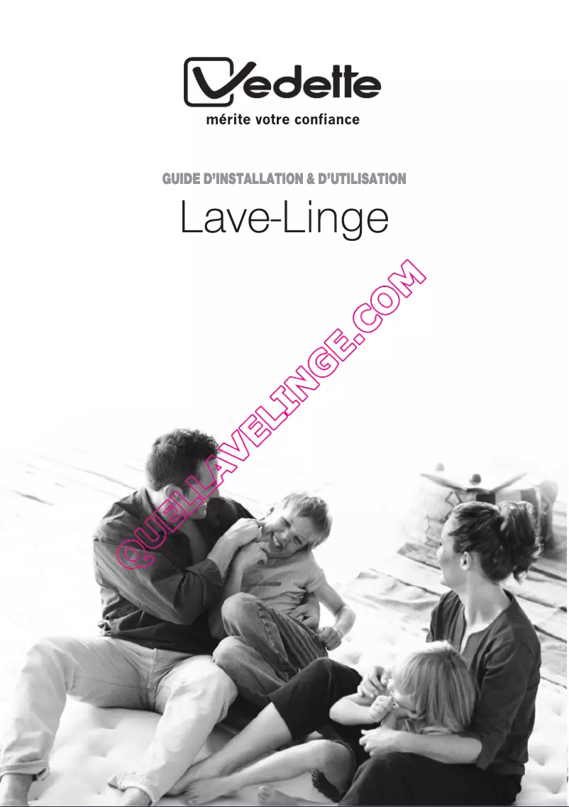 Page 1 de la notice Manuel utilisateur Vedette VLF6102