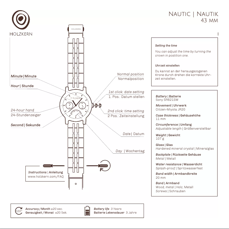 Image de la première page du manuel de l'appareil Ningaloo