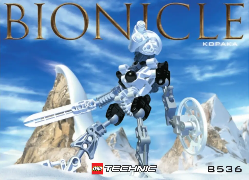 Page n°1 - Manuel utilisateur Lego Bionicle 8536