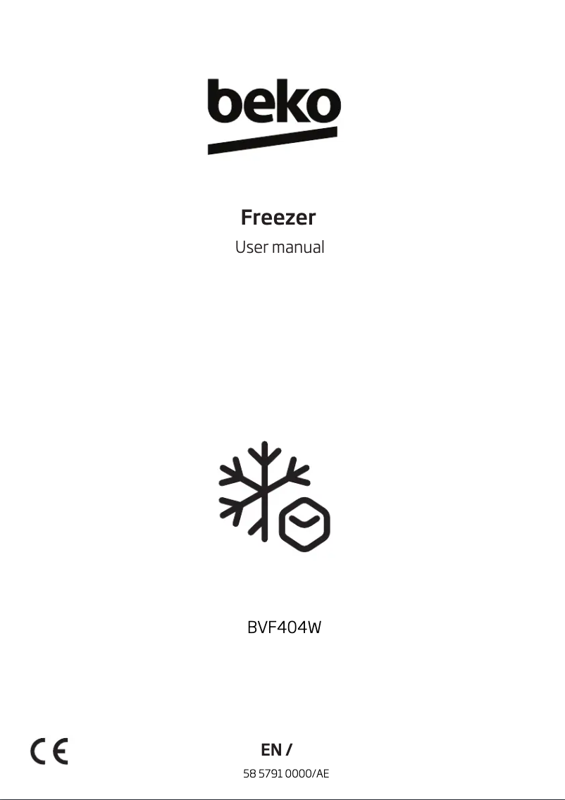 Image de la première page du manuel de l'appareil BVF404W