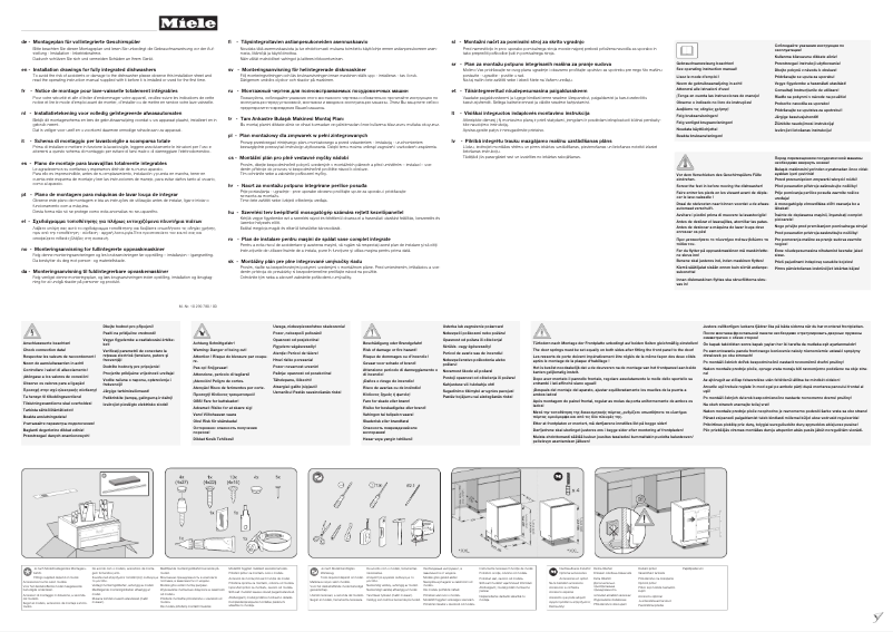 Page n°1 - Manuel utilisateur Miele G 6995 SCVI XXL