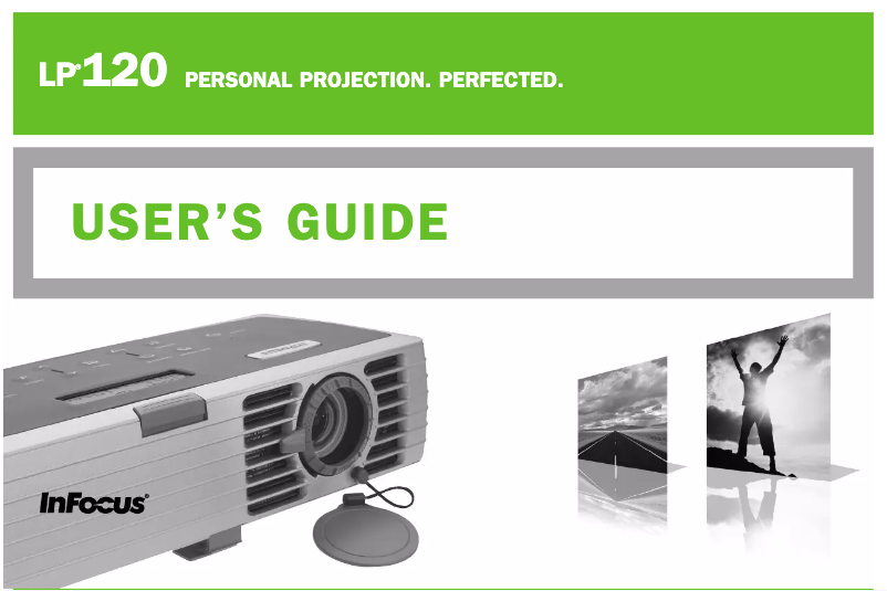 Image de la première page du manuel de l'appareil LP120