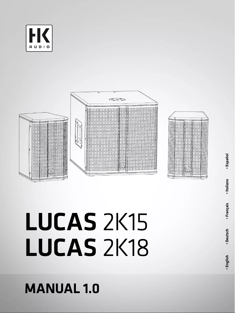 Página 1 del manual Manual de usuario HK Audio Lucas 2K15