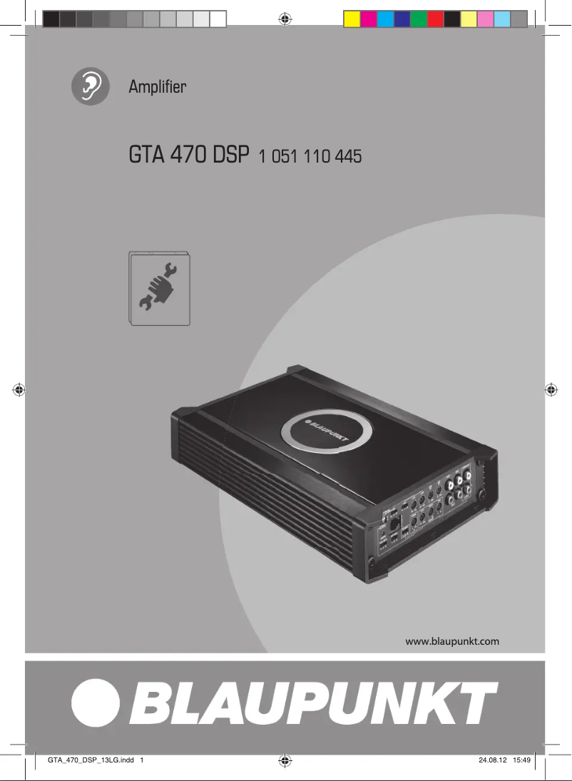 Page 1 de la notice Manuel utilisateur Blaupunkt GTA 470 DSP