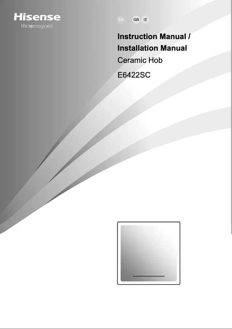 Page 1 de la notice Manuel utilisateur Hisense E6422SC