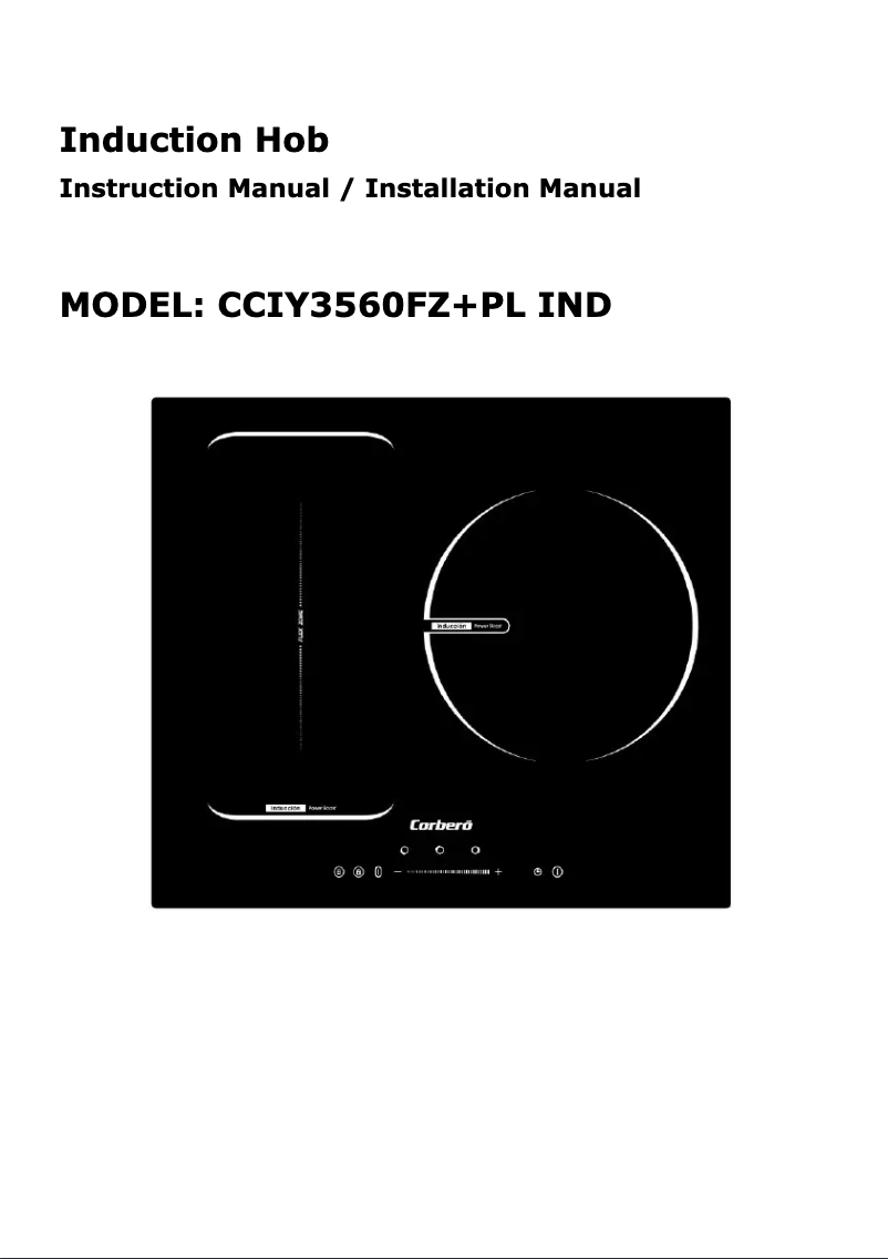 Image de la première page du manuel de l'appareil CCIY3560FZ
