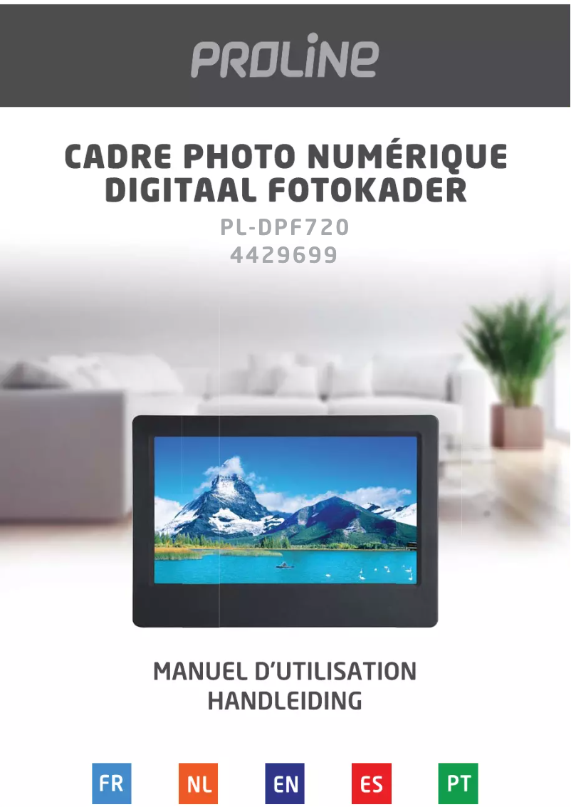 Image de la première page du manuel de l'appareil PL-DPF720